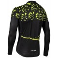 PYONGCHANG 2018 Radtrikot langarm schwarz/gelb (E20-4000)