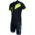 Radsport-Set (Radtrikot Blade Jersey+Trägerhose Fireball) schwarz/neongelb Radsport-Set (Radtrikot Blade Jersey+Trägerhose Fireball) schwarz/neongelb