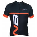 Übergröße Rebel Jersey Radtrikot kurzarm schwarz/anthrazit