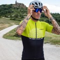 San Diego Jersey Radtrikot kurzarm grün-gelb/schwarz