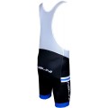 PRO VITTO BIB Trägerhose kurz schwarz/blau