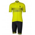 RC TEAM 10 Radsport-Set (Kurzarmtrikot+Trägerhose) gelb/schwarz RC TEAM 10 Radsport-Set (Kurzarmtrikot+Trägerhose) gelb/schwarz
