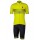 RC TEAM 10 Radsport-Set (Kurzarmtrikot+Trägerhose) gelb/schwarz