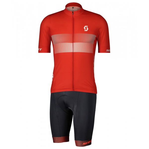 RC TEAM 10 Radsport-Set (Kurzarmtrikot+Trägerhose) rot/schwarz RC TEAM 10 Radsport-Set (Kurzarmtrikot+Trägerhose) rot/schwarz