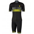 RC TEAM 10 Radsport-Set (Kurzarmtrikot+Trägerhose) schwarz/gelb RC TEAM 10 Radsport-Set (Kurzarmtrikot+Trägerhose) schwarz/gelb