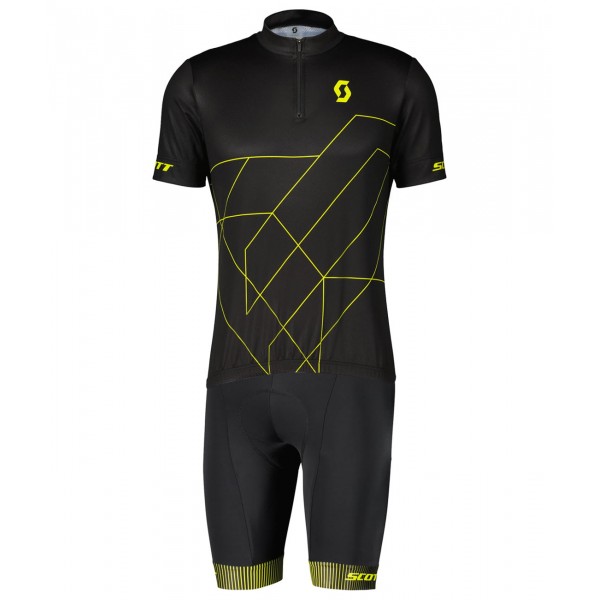 RC TEAM 20 Radsport-Set (Kurzarmtrikot+Radhose) schwarz/gelb RC TEAM 20 Radsport-Set (Kurzarmtrikot+Radhose) schwarz/gelb