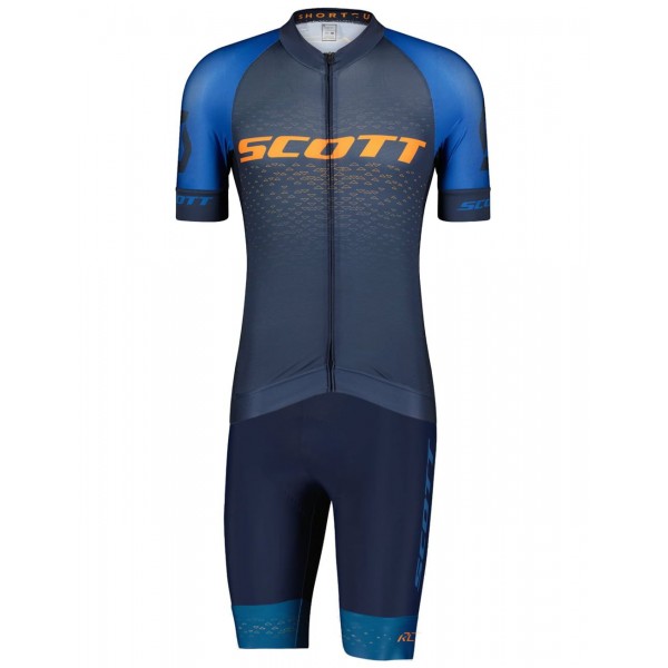 RC PRO Radsport-Set (Kurzarmtrikot+Trägerhose) blau/orange RC PRO Radsport-Set (Kurzarmtrikot+Trägerhose) blau/orange