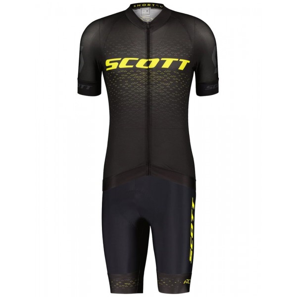 RC PRO Radsport-Set (Kurzarmtrikot+Trägerhose) schwarz/gelb RC PRO Radsport-Set (Kurzarmtrikot+Trägerhose) schwarz/gelb