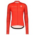 RC TEAM 10 Radtrikot langarm rot/weiß