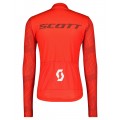 RC TEAM 10 Radtrikot langarm rot/weiß