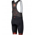 RC TEAM Trägerhose kurz schwarz/rot