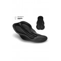 Radsport-Set (Radtrikot BORGO+Trägerhose VILLAGGIO) schwarz/neongelb