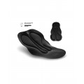 Radsport-Set (Radtrikot BORGO B+Radhose VILLAGGIO B) schwarz/rot