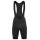 Men ACTIVE BIB PANTS Trägerhose kurz schwarz (black uni)