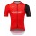 CYCLING CLUB Radtrikot kurzarm rot