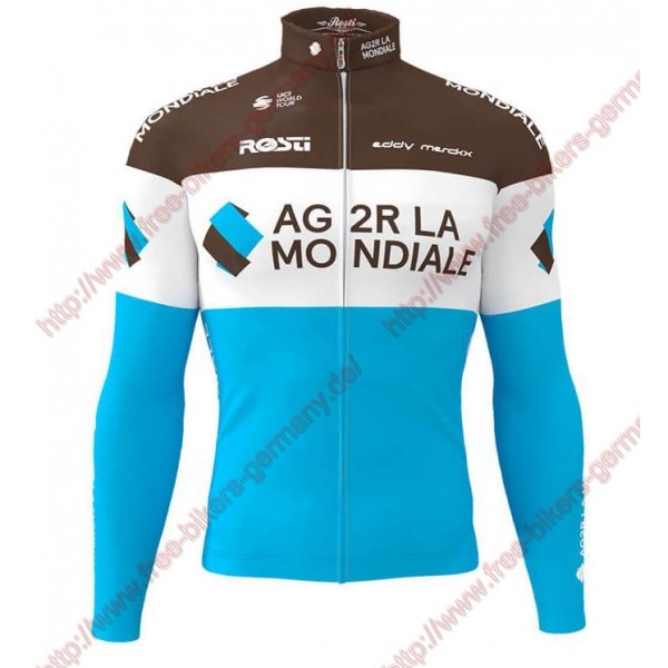 Profiteams AG2R LA MONDIALE 2019 Radsport Trikot Langarm Radtrikot De Profiteams AG2R LA MONDIALE 2019 Radsport Trikot Langarm Radtrikot De