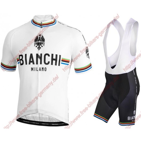 Profiteams BIANCHI MILANO New Pride white Radbekleidung Satz Trikot Kurzarm+Trägerhosen Se Radtrikot De Profiteams BIANCHI MILANO New Pride white Radbekleidung Satz Trikot Kurzarm+Trägerhosen Se Radtrikot De
