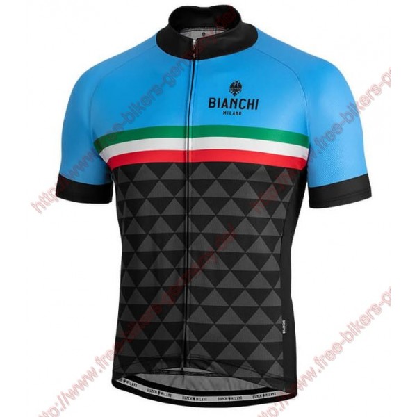 Profiteams BIANCHI MILANO Codigoro blue Trikot Kurzarm Outlet Radtrikot De