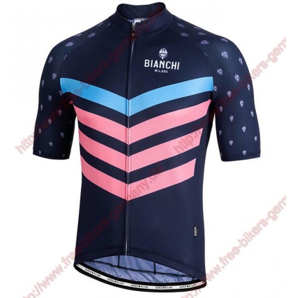 Profiteams BIANCHI MILANO Nicandro Blue Trikot Kurzarm Outlet Radtrikot De