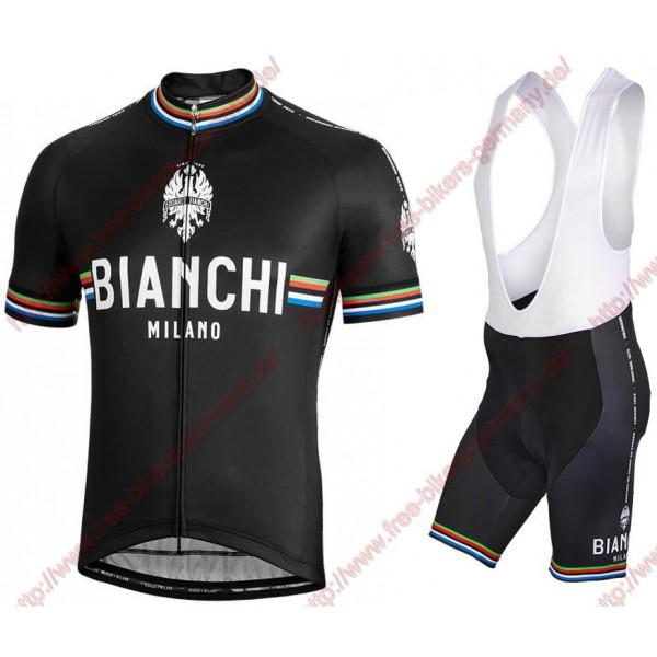 Profiteams BIANCHI MILANO New Pride black Radbekleidung Satz Trikot Kurzarm+Trägerhosen Se Radtrikot De Profiteams BIANCHI MILANO New Pride black Radbekleidung Satz Trikot Kurzarm+Trägerhosen Se Radtrikot De