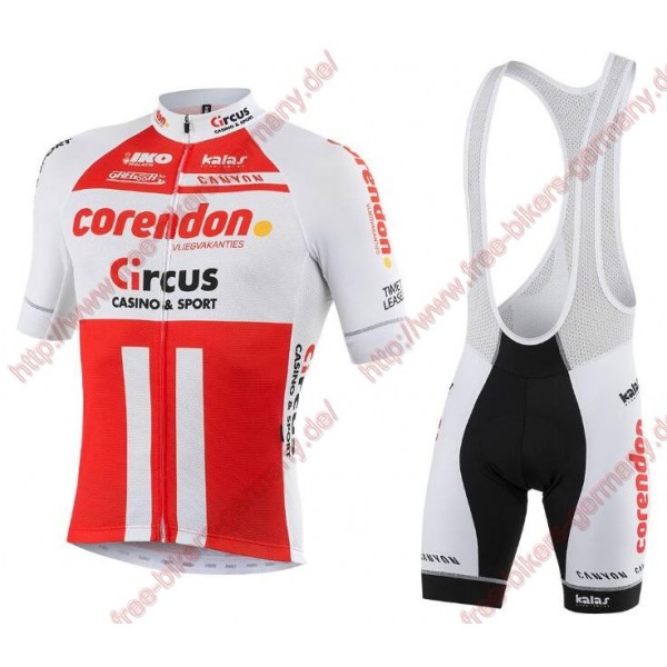 Profiteams Corendon Circus 2019 Radbekleidung Satz Trikot Kurzarm+Trägerhosen Se Radtrikot De