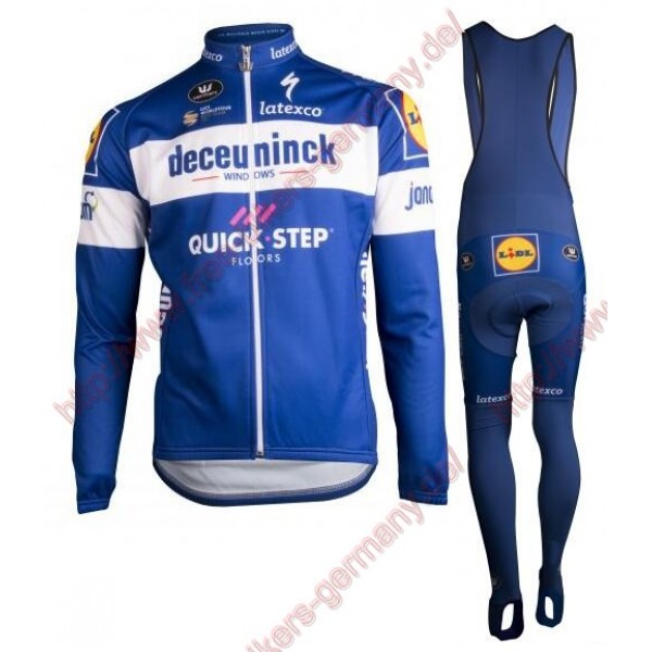 Profiteams DECEUNINCK-QUICK-STEP 2019 Radsport Fahrradbekleidung Trikot Langarm+Lang Tr Radtrikot De