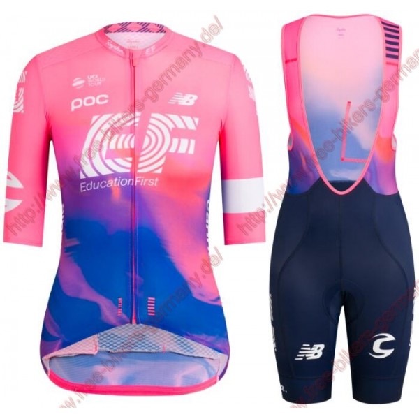 Profiteams EF Education First PRO TEAM AERO 2019 Damen Radbekleidung Satz Trikot Kurzarm+Trägerhosen Se Radtrikot De