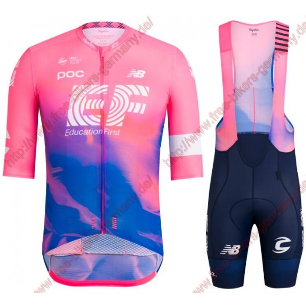 Profiteams EF Education First PRO TEAM AERO 2019 Radbekleidung Satz Trikot Kurzarm+Trägerhosen Se Radtrikot De