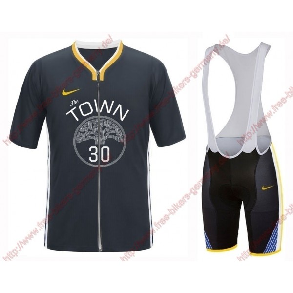 Profiteams Golden State Warriors Stephen Curry 2019 Radbekleidung Satz Trikot Kurzarm+Trägerhosen Se Radtrikot De
