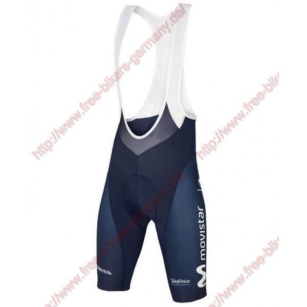 Profiteams MOVISTAR TEAM 2019 Trägerhosen Set Radtrikot De