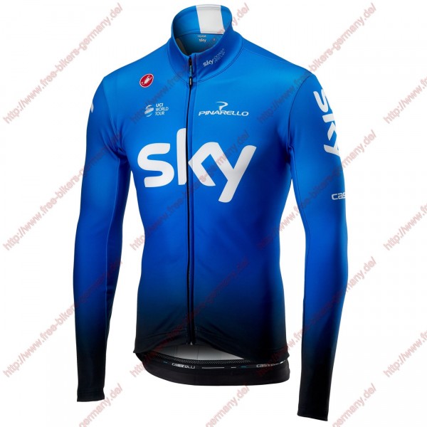 Profiteams TEAM SKY 2019 Ocean Rescue Thermal Radsport Trikot Langarm Radtrikot De