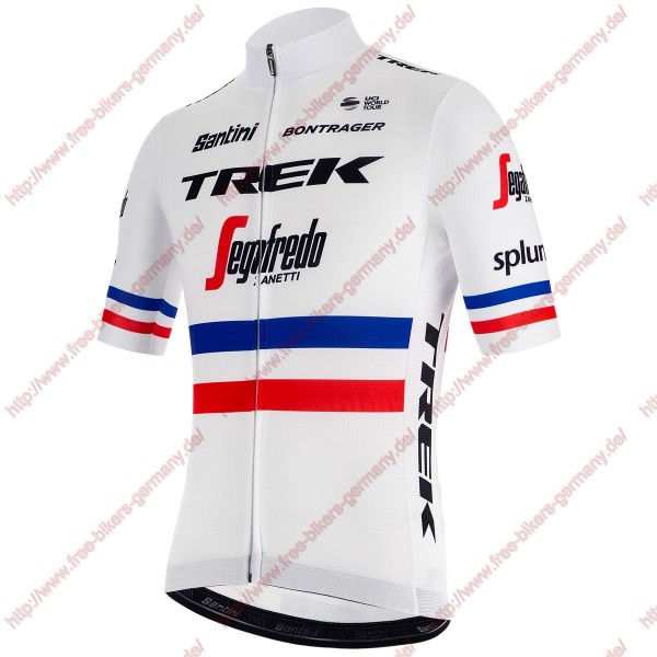 Profiteams Trek Segafredo 2019 French Champion Trikot Kurzarm Outlet Radtrikot De