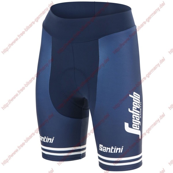 Profiteams Trek Segafredo 2019 Damen blau Korte fietsbroeken Radtrikot De