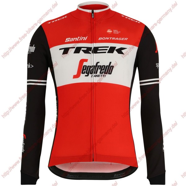Profiteams Trek Segafredo 2019 rot Radsport Trikot Langarm Radtrikot De