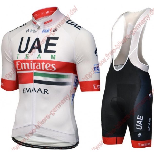 Profiteams UAE Team Emirates 2019 Radbekleidung Satz Trikot Kurzarm+Trägerhosen Se Radtrikot De