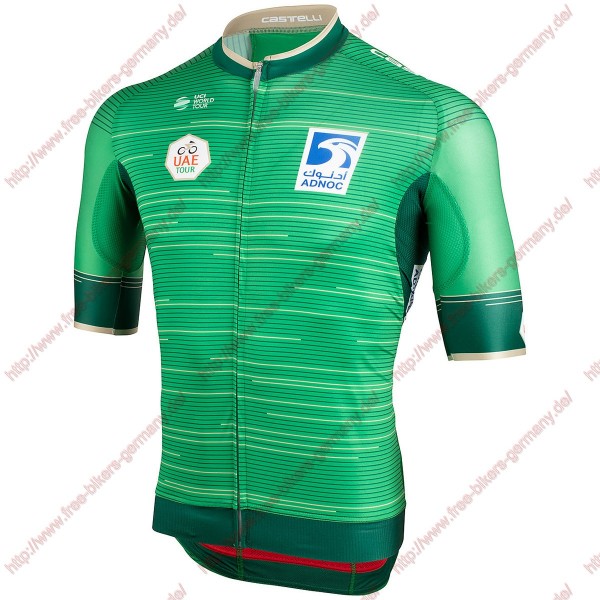 Profiteams UAE Tour 2019 Green Trikot Kurzarm Outlet Radtrikot De