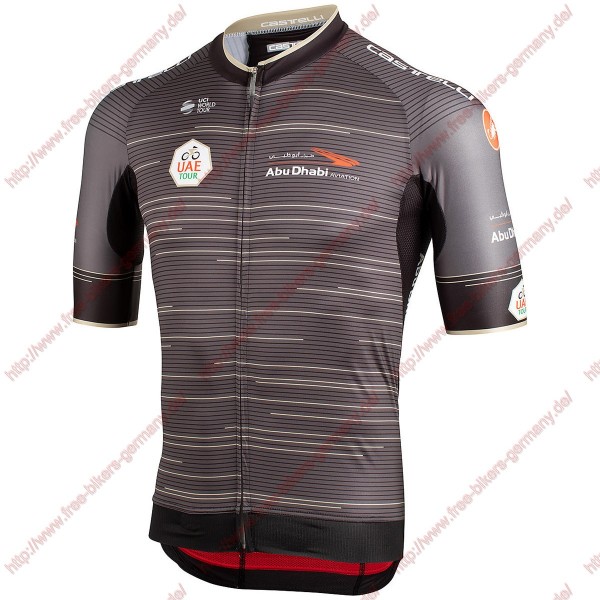 Profiteams UAE Tour 2019 Black Trikot Kurzarm Outlet Radtrikot De