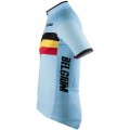 BELGIEN 2022 Radtrikot kurzarm(langer RV)-Radsport-National-Team Radtrikot De