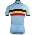 BELGIEN 2022 Radtrikot kurzarm(langer RV)-Radsport-National-Team Radtrikot De