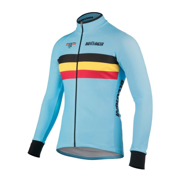BELGIEN 2022 Radtrikot langarm-Radsport-National-Team Radtrikot De