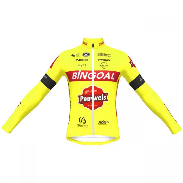 Bingoal Pauwels Sauces WB 2022 Radtrikot langarm-Radsport-Profi-Team Radtrikot De