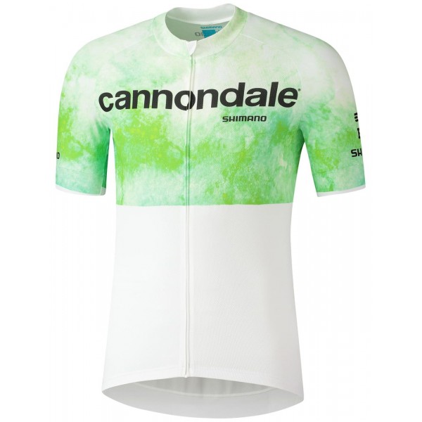 Cannondale FACTORY RACING 2022 Radtrikot kurzarm weiß(langer RV)-Radsport-Profi-Team Radtrikot De Cannondale FACTORY RACING 2022 Radtrikot kurzarm weiß(langer RV)-Radsport-Profi-Team Radtrikot De