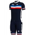 Frankreich 2022 Trägerhose kurz-ALE Radsport-Profi-Team Radtrikot De