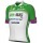 Green Project-Bardiani Csf-Faizane' 2023 Radtrikot kurzarm(langer RV)-ALE Radsport-Profi-Team Radtrikot De