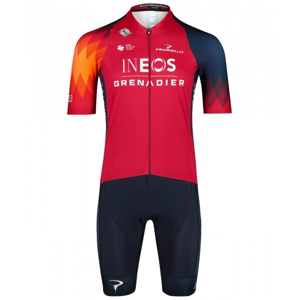 INEOS GRENADIERS 2023 Set(ICON Radtrikot+ICON Trägerhose)-Radsport-Profi-Team Radtrikot De