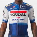 Soudal Quick-Step 2023 Aero Race 6.1 Radtrikot kurzarm-Radsport-Profi-Team Radtrikot De Soudal Quick-Step 2023 Aero Race 6.1 Radtrikot kurzarm-Radsport-Profi-Team Radtrikot De
