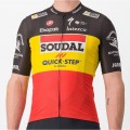 Soudal Quick-Step belgischer Meister 2023 Competizione Radtrikot kurzarm-Radsport-Profi-Team Radtrikot De Soudal Quick-Step belgischer Meister 2023 Competizione Radtrikot kurzarm-Radsport-Profi-Team Radtrikot De