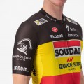 Soudal Quick-Step belgischer Meister 2023 Competizione Radtrikot kurzarm-Radsport-Profi-Team Radtrikot De Soudal Quick-Step belgischer Meister 2023 Competizione Radtrikot kurzarm-Radsport-Profi-Team Radtrikot De