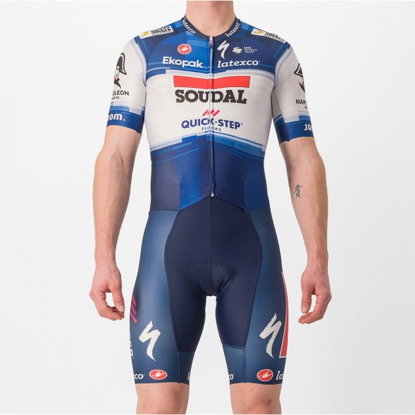 Soudal Quick-Step 2023 SANREMO RC SPEED Zeitfahranzug-Radsport-Profi-Team Radtrikot De