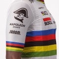 Soudal Quick-Step Straßenrad Weltmeister Regenbogentrikot 2023 Competizione Radtrikot kurzarm-Radsport-Profi-Team Radtrikot De Soudal Quick-Step Straßenrad Weltmeister Regenbogentrikot 2023 Competizione Radtrikot kurzarm-Radsport-Profi-Team Radtrikot De